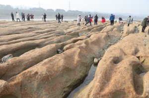 汉中汉江段河床裸露：侵蚀性深槽地貌演绎“看海观潮”大片